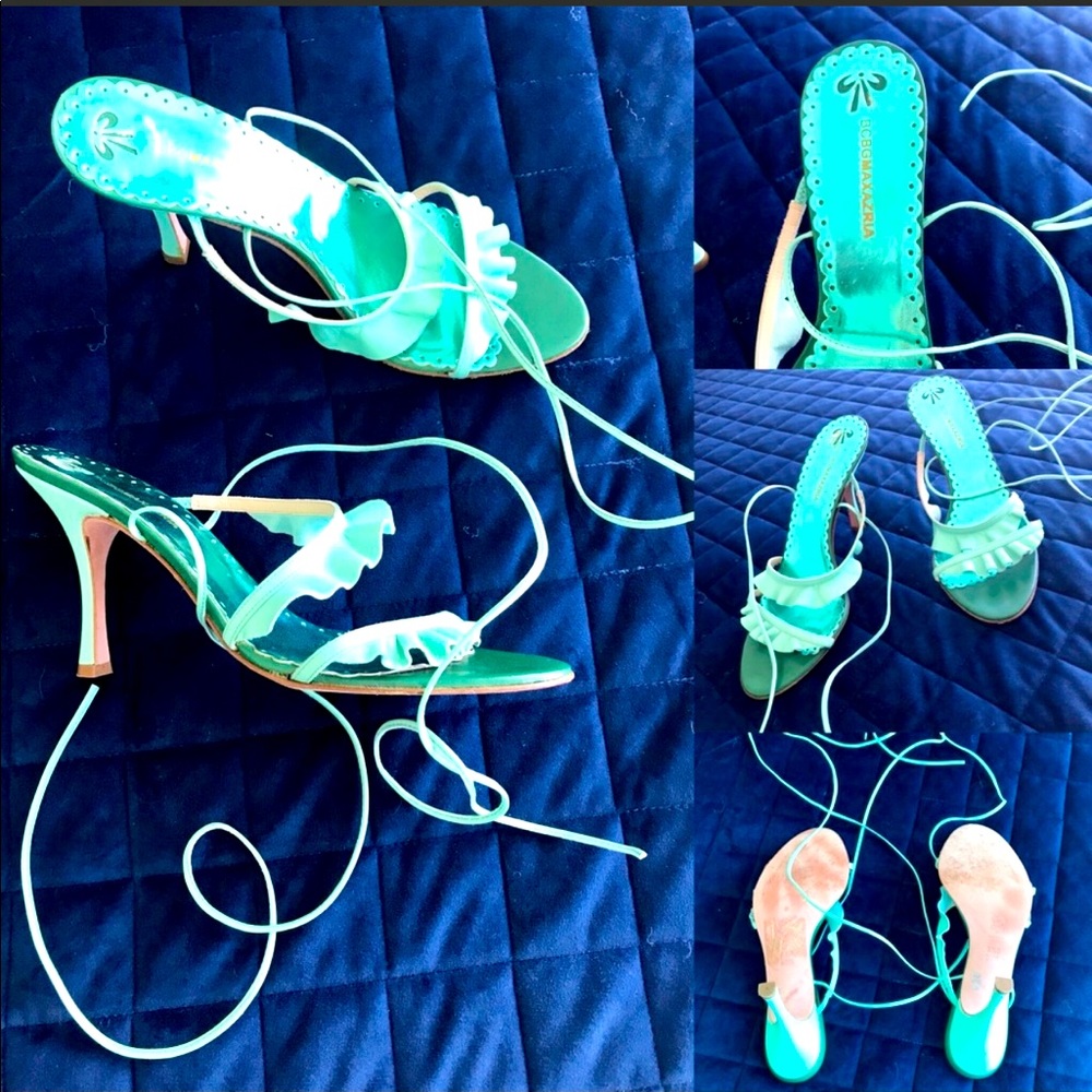 BCBGMAXAZRIA Gorgeous Gladiator Wrap Sexy Heels